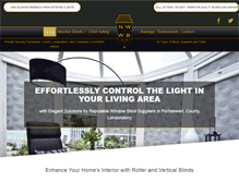 Tablet Screenshot of northwestwindowblinds.com